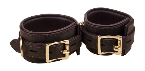 BOUND Nubuck Leather Wrist Restraints
