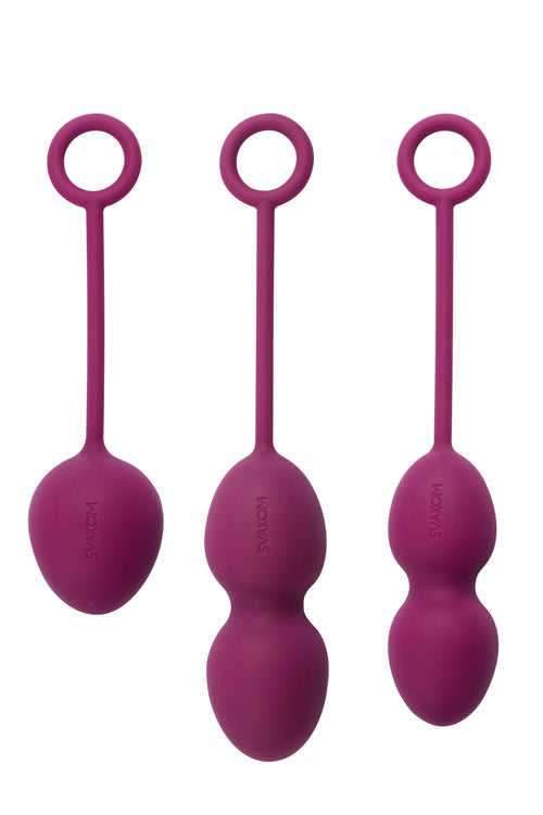 Svakom Nova Exercise Kegel Balls-Plum