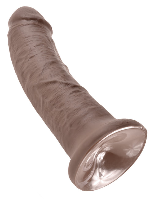 King Cock 8"" Cock-Brown