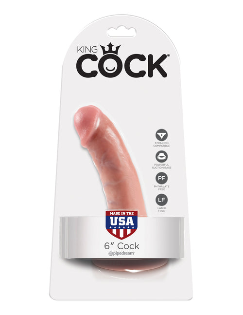 King Cock 6"" Cock-Flesh