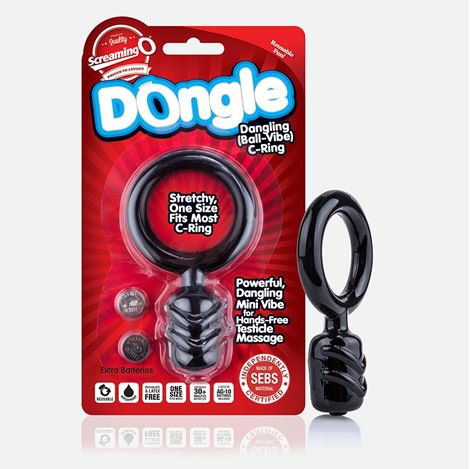 Screaming O Dongle Ball-Vibe Cock Ring