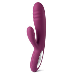 Svakom Adonis Ribbed Warming Rabbit Vibrator-Violet