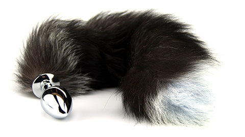 Furry Fantasy Black Fox Tail Butt Plug