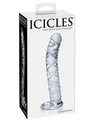 Icicles Beginner's G-Spot Glass Dildo No 60
