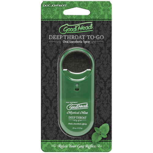 Doc Johnson GoodHead To-Go - Deep Throat Spray - Mystical Mint