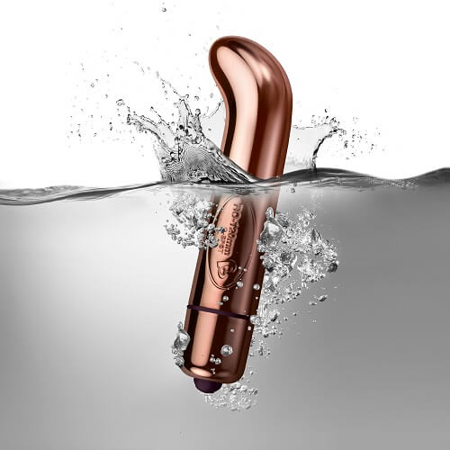 Rocks Off RO 120mm 10 Function G-Spot Bullet Vibrator - Rose Gold