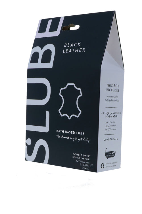 Slube Black Leather Water Based Bath Gel 500g