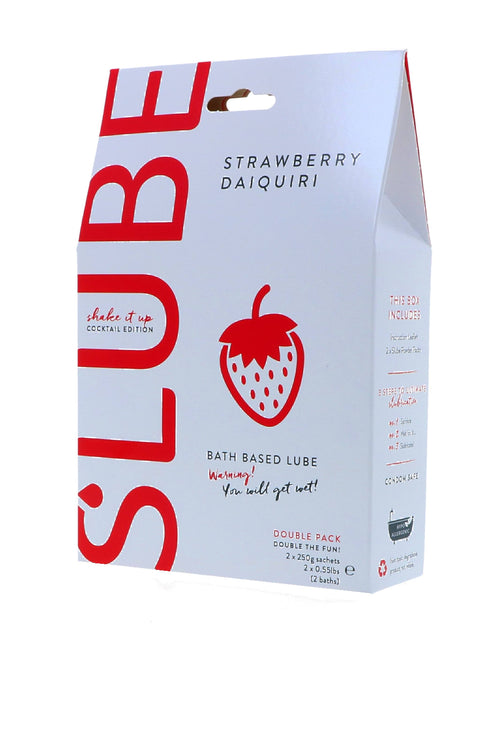 Slube Strawberry Daiquiri Water Based Bath Gel 500g