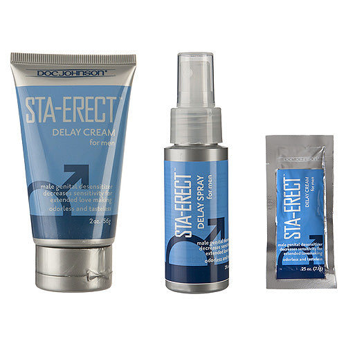 Doc Johnson Sta-Erect For Men-Cream Sachet