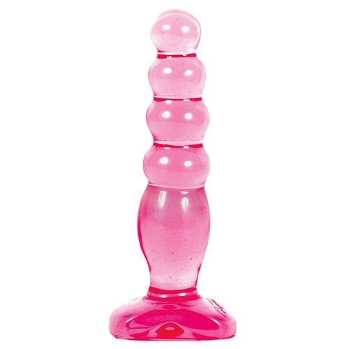Doc Johnson Crystal Jelly Anal Delight-Pink