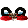 Furry Fun Cuffs-Red