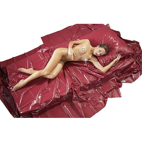 PVC Bed Sheet-Purple