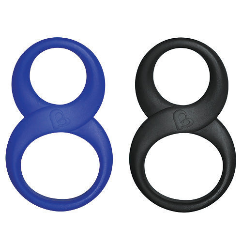 Rocks Off 8 Ball Cock and Ball Ring-black