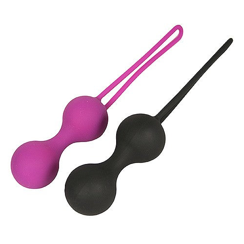 Loving Joy Silicone Pleasure Balls-Black