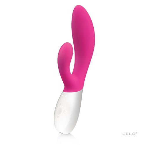 LELO Ina Wave Rabbit Vibrator-Cerise