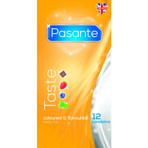 Pasante Flavours Condoms-12 pack