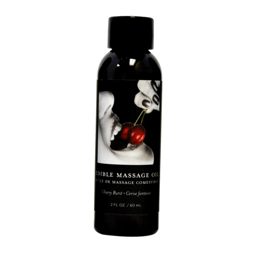 Earthly Body Edible Massage Oil 2oz-Cherry