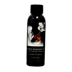Earthly Body Edible Massage Oil 2oz-Cherry