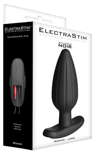 Electrastim Noir Rocker Electro Butt Plugs-Large