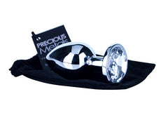 Precious Metals Silver Anal Plug-Small