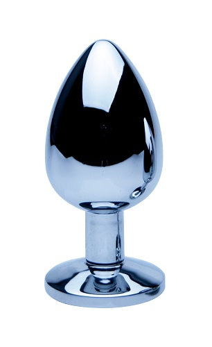 Precious Metals Silver Anal Plug-Large