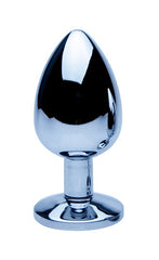 Precious Metals Silver Anal Plug-Large