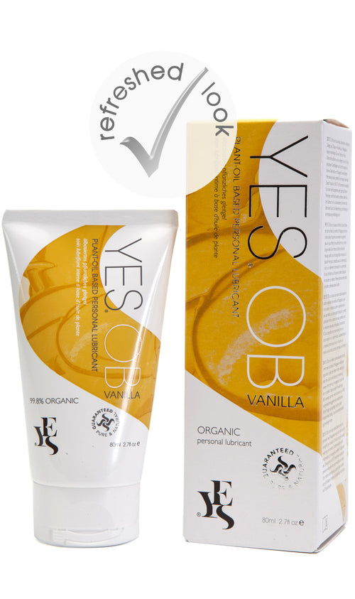 YES Plant Oil Based Natural Personal Lubricant Vanilla